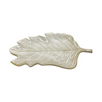 Ceramic Leaf Shape Decorative Tray