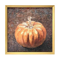 Square Pumpkin Framed Wall Art, Large