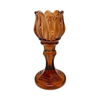 Tulip Tealight Candle Holder, Rust