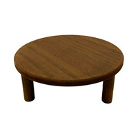 Wooden Stand with Legs, Round