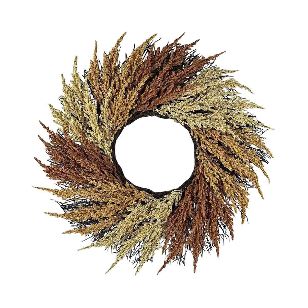 Decorative Berry Wreath, Brown