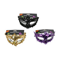 Halloween Disco Masquerade Mask, Assorted