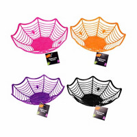 Halloween Spider Web Basket, Assorted