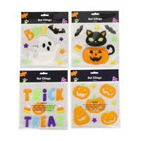 Halloween Gel Clings, Assorted