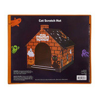 Halloween Happy Halloween Cat Scratch Hut