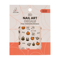 A2O LAB Halloween 3D Nail Art Decals Stick-On