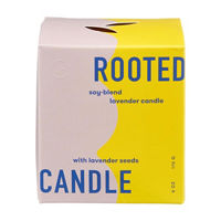 Rooted Candle with Lavender Seeds, 6 oz