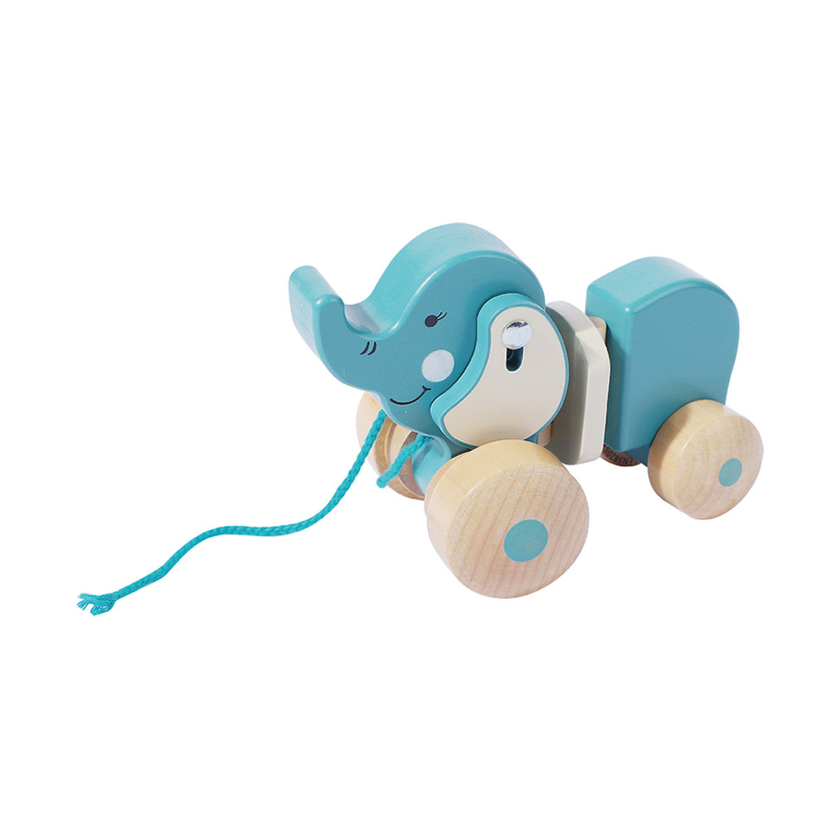 Wooden Elephant Pull Along Toy