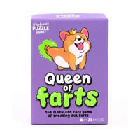 Professor Puzzle Games Queen of Farts Card Game
