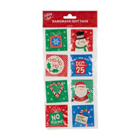 Holiday Style Handmade Gift Tags, Assorted