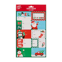 Holiday Style Christmas Gift Tags, Assorted