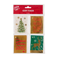 Holiday Style Gift Tags, 12 ct, Assorted