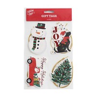 Holiday Style Christmas Gift Tags, 12 ct, Assorted