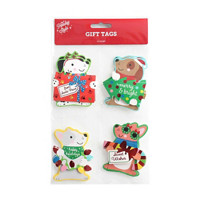 Holiday Style Christmas Gift Tags with a Message,