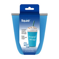 Grand Fusion Frapp-Wrap Beverage Insulator, Aqua

