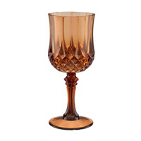 Harvest Gold Plastic Vintage Wine Glass