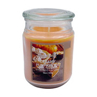 Perfect Harvest Creamy Pumpkin Pie Scented Glass Jar Candle, 18 oz