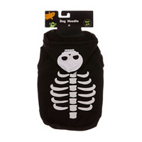 Halloween Skeleton Glow in the Dark Dog Hoodie