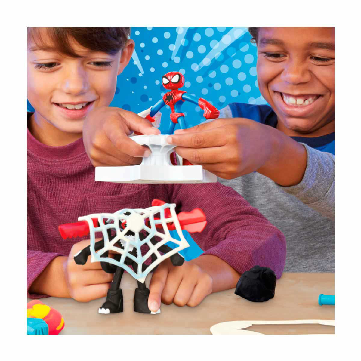 Play-Doh Marvel Spider-Man Launch & Slice Battle Playset