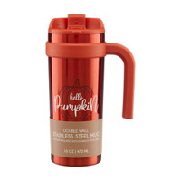 Fall-Themed Double Wall Stainless Steel Travel Mug, Assorted