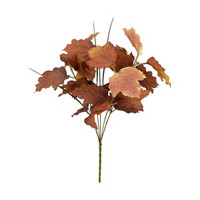 Artificial Maple Leaf Bush, Red