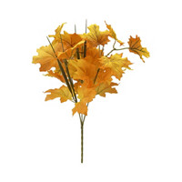 Artificial Maple Leaf Bush, Yellow