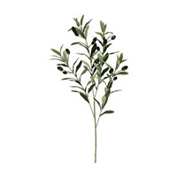 Artificial Olive Leaf Bush Décor