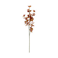 Artificial Maple Leaf Stem Décor, Orange