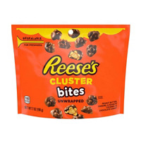 Reese's Clusters Bites Unwrapped Chocolate, Peanut Butter,