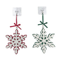 Christmas Decorative Snowflake Ornament, Assorted