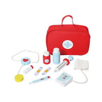 Wooden Doctor Playset with Carrying Bag