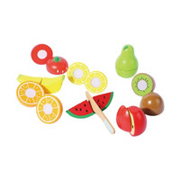 Wooden Colorful Fruit Playset