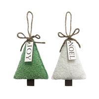 Christmas Soft Tree Ornament, Assorted