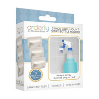 Meridian Point Orderly Wall Mount Spray Bottle Holder, 3 ct