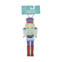 Holiday Style Nutcracker Ornament, Assorted