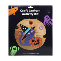 Halloween Lantern DIY Activity Kit, 8 in x 8 in, Assorted