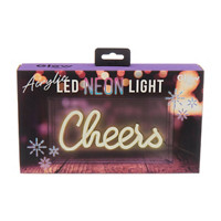 'Cheers' Acrylic LED Neon Light, 14 in