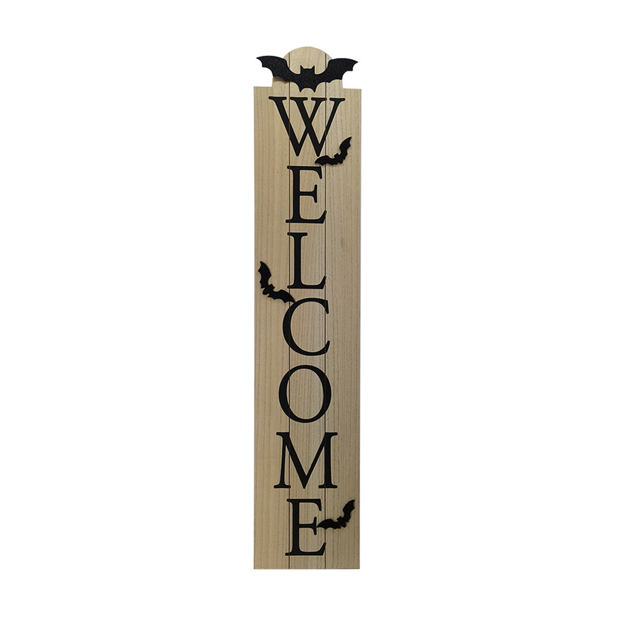 Halloween Wooden Bat Welcome Porch Leaner