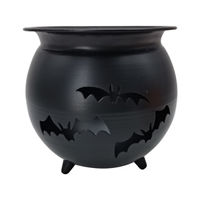 Metal Cauldron Décor, Black