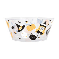 Groovy Halloween Plastic Serving Bowl, 10 in