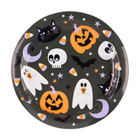 Halloween Night Dessert Plates, 7 in, 8ct