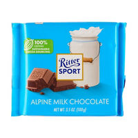 Ritter Sport Alpine Milk Chocolate, 3.5 oz