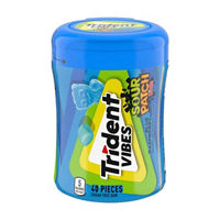 Trident Vibes Sour Patch Kids Chewing Gum, Blue