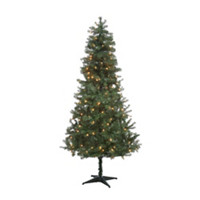 Holiday Style Pre-Lit Artificial Virginia Pine Christmas Tree, Clear Lights, 6 f