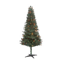 Holiday Style Pre-Lit Artificial Virginia Pine Christmas Tree, Multicolored Ligh