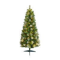 Holiday Style Pre-Lit Cashmere Artificial Christmas Tree, Clear Lights, 6.5 ft