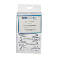 Kenney Bath Solutions Shower Hooks, 12 ct