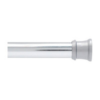Kenney Twist and Fit Shower Curtain Rod, Chrome