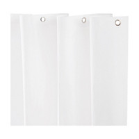 Kenney Medium Weight Shower Curtain Liner, 70 in x 72 in, White
