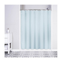 Kenney Water Repellent Jacquard Fabric Shower Curtain, 70